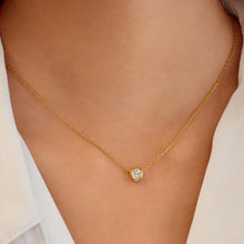 Load image into Gallery viewer, Gold Just You Solitaire Necklace
