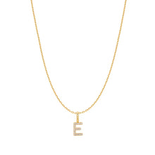 Load image into Gallery viewer, Gold Letter Initial Necklace
