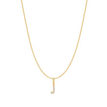 Load image into Gallery viewer, Gold Letter Initial Necklace
