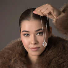 Load image into Gallery viewer, Silver Plated Sphere Pendant

