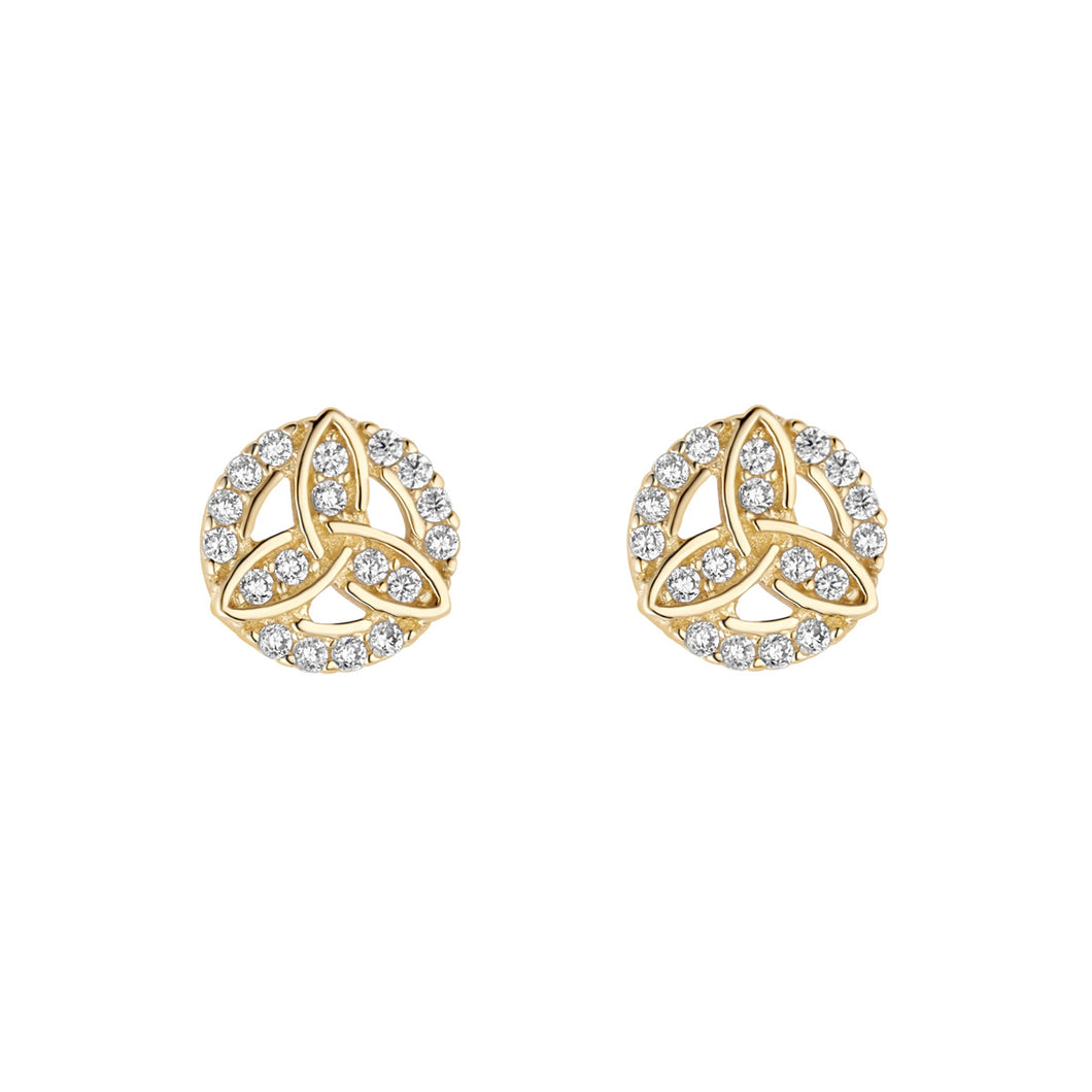 TRINITY KNOT STUD EARRINGS