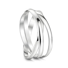 Load image into Gallery viewer, Silver Plated Triple Bangle
