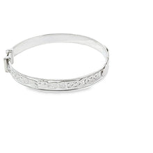 Load image into Gallery viewer, Celtic Claddagh Baby Bangle
