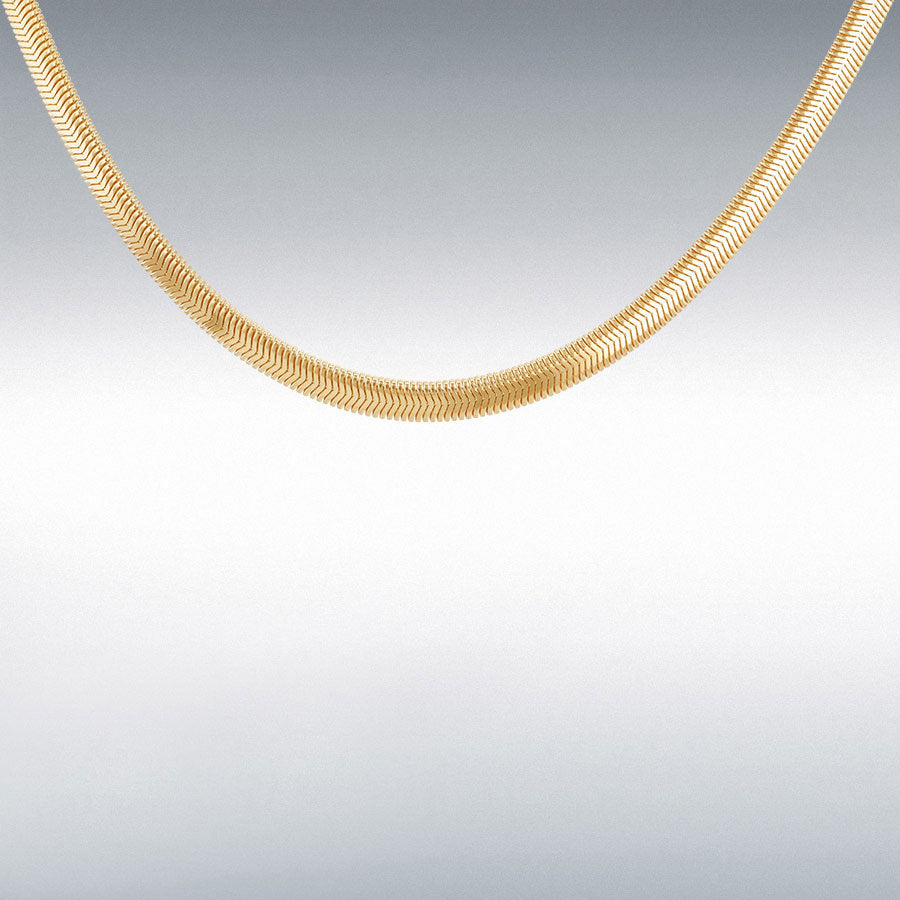 9ct Yellow Gold Flat Snake Chain