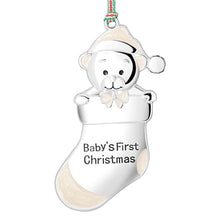 Load image into Gallery viewer, Baby&#39;s First Christmas Tree Decoration
