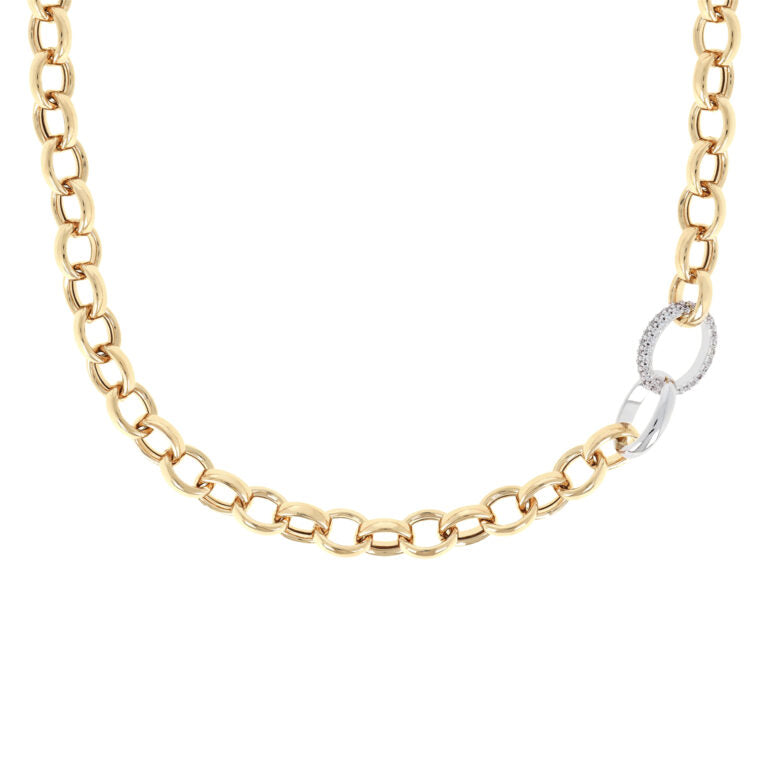 BRONZALLURE ROLO NECKLACE