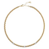 BRONZALLURE Roundel CZ Necklet