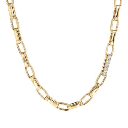 BRONZALLURE LINK NECKLACE