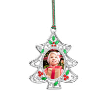 Load image into Gallery viewer, Holly Christmas Tree Photoframe Decoration
