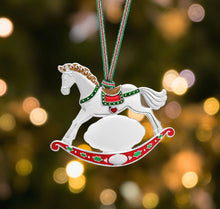 Load image into Gallery viewer, Rocking Horse Christmas Tree Decoration

