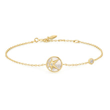 Load image into Gallery viewer, Gold Star Mother-of-Pearl Bracelet
