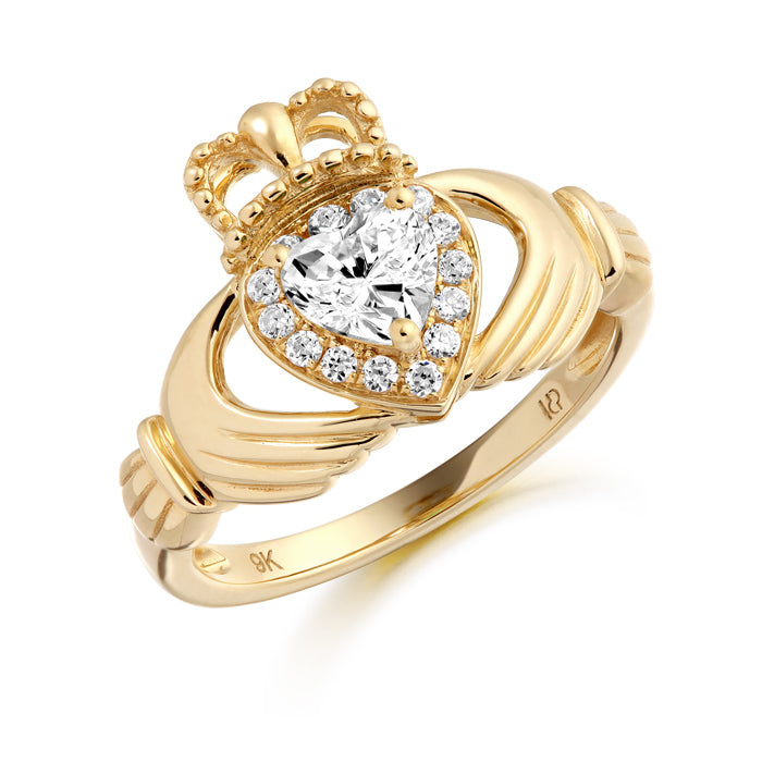 9ct Gold Claddagh Ring