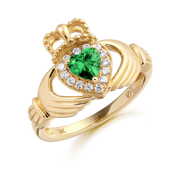 9ct Gold Claddagh Ring