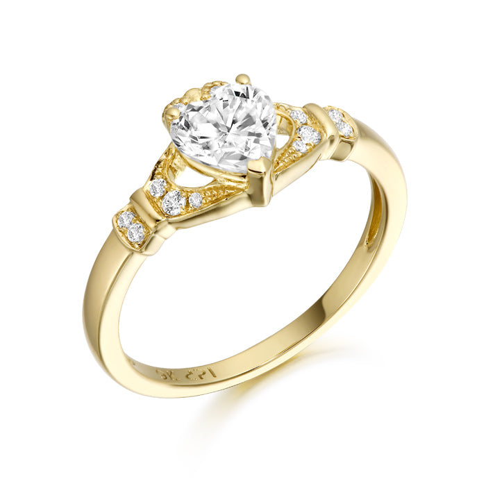 9ct Gold Claddagh Ring