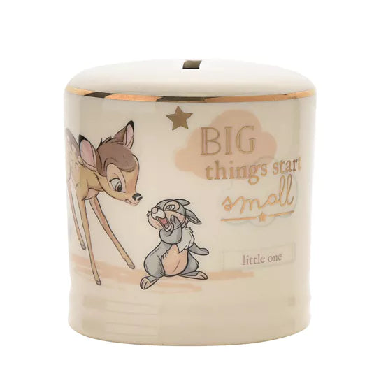 DISNEY MAGICAL MOMENTS CERAMIC MONEY BOX - BAMBI