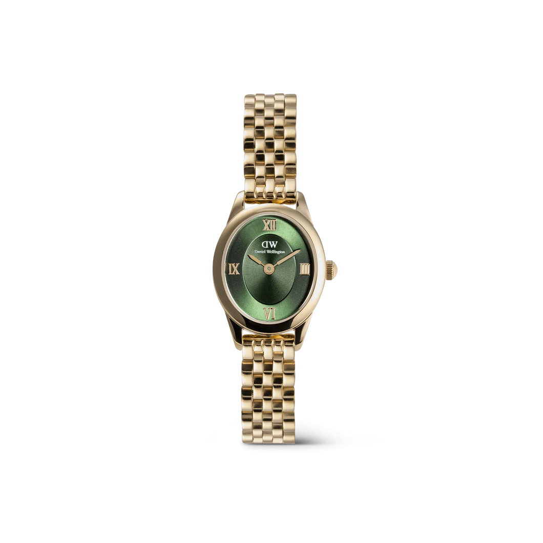Ophelia Mini Emerald Gold