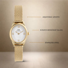 Load image into Gallery viewer, Ophelia Mini Mesh White Gold

