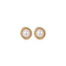 Load image into Gallery viewer, Sappho Pearl Stud Earrings
