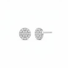 Load image into Gallery viewer, Lotus Ladies Silver Earrings
