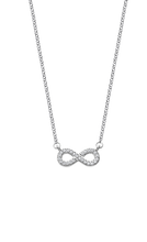 Load image into Gallery viewer, LOTUS SILVER INFINITY SILVER NECKLACE
