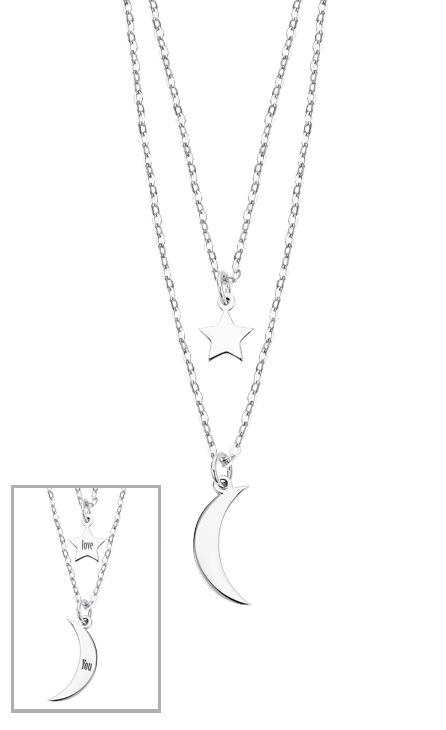 LOTUS LADIES SILVER NECKLACE
