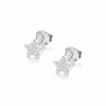 Load image into Gallery viewer, LOTUS LADIES SILVER EARRINGS
