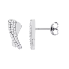 Load image into Gallery viewer, Lotus Silver Earrings
