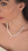Load and play video in Gallery viewer, Vintage Clear Stone Necklace
