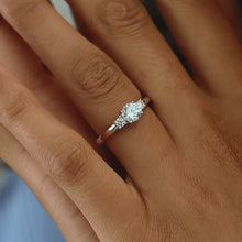 Load and play video in Gallery viewer, Classic Triple Zirconia Ring
