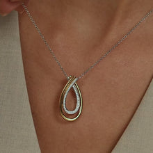 Load and play video in Gallery viewer, Organic Zirconia Necklace
