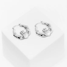 Load image into Gallery viewer, Chunky Claddagh Hoop Earrings
