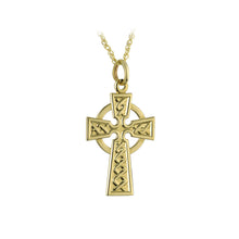 Load image into Gallery viewer, 9K GOLD SMALL CELTIC CROSS PENDANT
