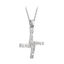 Load image into Gallery viewer, STERLING SILVER ST BRIGID CROSS PENDANT
