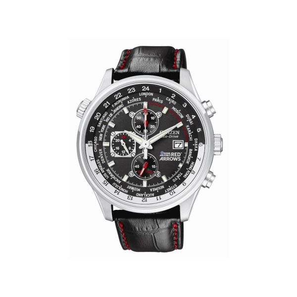 Citizen Gents Eco Drive Red Arrows Chronograph Strap Watch