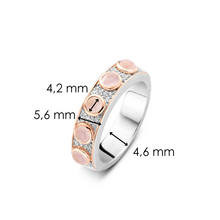 Load image into Gallery viewer, Ti Sento Silver Rose Gold Plated Ring
