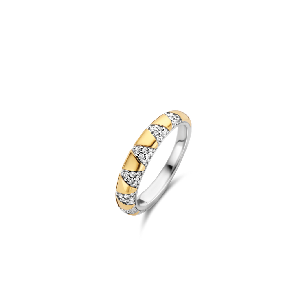 Ti Sento gold-plated silver ring