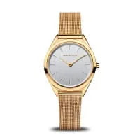 Load image into Gallery viewer, Ladies Ultra Slim Polished Gold Mesh
