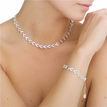 Load image into Gallery viewer, Tear Drop Necklace and Bracelet Set
