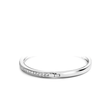 Load image into Gallery viewer, Ti Sento Silver Bangle with Cz
