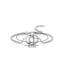 Load image into Gallery viewer, Ti Sento Interlocking Circle Bracelet

