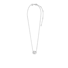 Load image into Gallery viewer, Ti Sento Necklace Has Two Entwined Circle Silver
