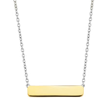 Load image into Gallery viewer, Ti Sento Gold Plated Bar Necklace
