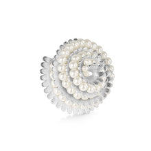 Load image into Gallery viewer, Vintage Brooch with Pearl Stone Settings
