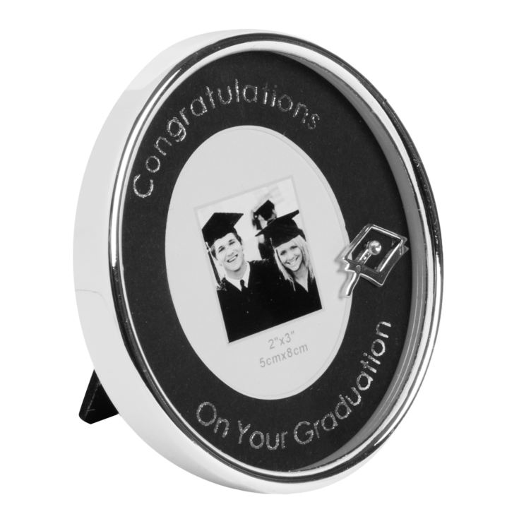 Oval Silver Plated Frame - Graduation 