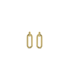 Load image into Gallery viewer, Ti Sento Gold Plated Link Earrings
