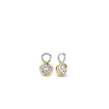 Load image into Gallery viewer, Ti sento earring charm gold plated on silver
