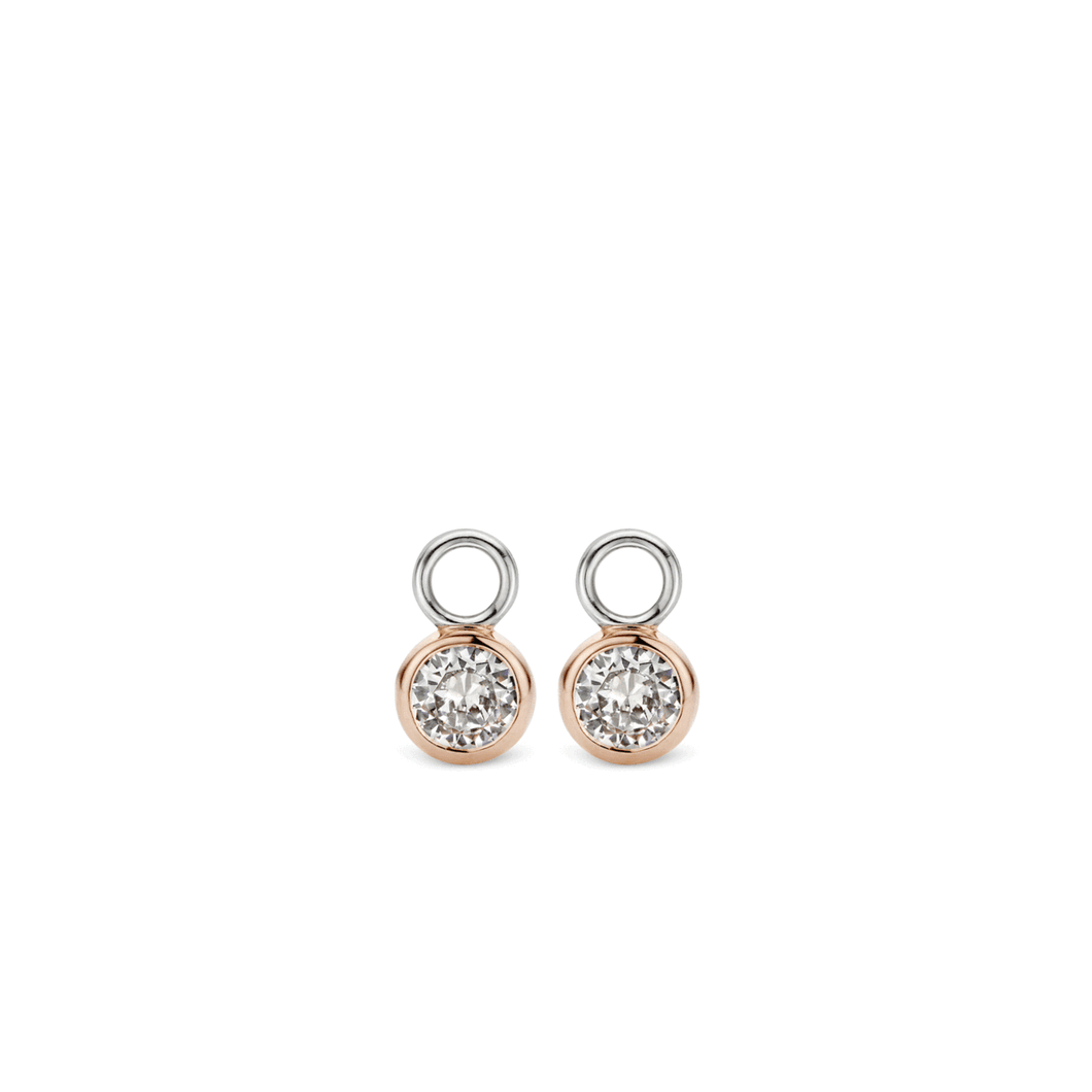 Ti Sento Rose Gold Earring Charms
