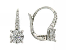 Load image into Gallery viewer, 18ct White Gold Drop Diamond Earring
