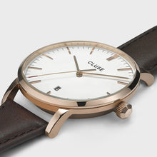 Load image into Gallery viewer, Aravis Leather Brown, Rose Gold Colour
