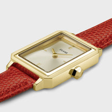 Load image into Gallery viewer, Fluette Leather Coral Lizard, Gold Colour
